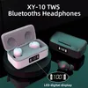 XY-10 Bluetooth-headset Privémodus in-ear Mini-versie 5.3 Draadloos TWS digitaal display met oplaadstation