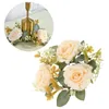 Decoratieve Bloemen Krans Tafelblad Kunstbloem Ringen Bloemen Groen Decor Feestkransen Daisy Bruiloft Decoratie