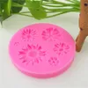 Moldes de cozimento 3D Flor Moldes de Silicone Fondant Craft Bolo Doces Chocolate Sugarcraft Ice Pastelaria Molde 231213