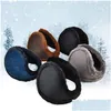 Ear Muffs Soft Plush Thick Warm Women And Mens Cold Fashion Winter Earmuffs Solid Color Outdoor Protective Drop Delivery Accessories Otkcy