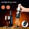 Mills Electric Salt Grinder Set USB Rechargeable Pepper Mill With LED Light Adjustable Coarseness Kitchen Tools 231213