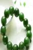 Natural a goods Taiwan Sapphire bracelets Spinach green jade fashion beads bracelet9423505