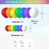 Christmas Decorations 7Colors Rainbow Latex Balloons Wedding Baby Shower Globos Happy Birthday Party Arche Ballon Anniversaire Decoration Mariage 231213