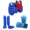 Equipamento de proteção Karate Uniform Sparring Set Leg Guard Artes Marciais Luvas de Boxe Equipamento de Exercício Treinamento Taekwondo Peito Corpo Proteger 231212