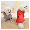 Vêtements pour chiens vestes vestes en hiver manteau chaud à sauts épaississer les vêtements pour animaux de compagnie vêtements pour le costume de Yorkshire à sweat à capuche