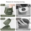 Bathing Tubs Seats Foldable Foot Tub Portable Bath Bag Wash Basin Water Bucket Large Capacity Bath Feet Spa Massage Washing Tub For Outdoor Travel 231212