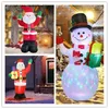 Bouncers infláveis Playhouse Balanços Decoração de Natal Brinquedo Builtin Luzes LED Modelo Interior Ao Ar Livre Ornamento Xmas Party Ano Jardim Deco 231212