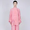 Vêtements ethniques Tai Chi Uniforme Traditionnel Chinois Folk Arts Martiaux Wushu Kung Fu Matin Exercice Costume Costume de Performance 231212