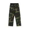 Rhude Pants Designer Fashion Men's and Women'sカモフラージュマルチポケットズボンレッグボタンバイブストレートチューブオーバーオンの正しいバージョン