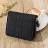 Wallets Stylish Women Men Short Coin Purse Solid Color Zipper Female Daily Storage Pouch Shopping Purses Supplies