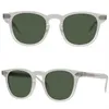 Projektanci marki mężczyźni kobiety okulary przeciwsłoneczne kwadratowe rama vintage okulary odcienie unisex szara zielone soczewki okulary okulary deski ramy retro sun321o