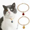 Hundkläder Diamond Pendant Pet Halsband för litet litet valpdjur med guldkedjekatt lyxig krage smycken grooming accessoarer