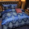 Sängkläder sätter lyx Jacquard sängkläder set king size duvet cover säng euro täcke en enda dubbel hemtextil täcke hög kvalitet för vuxna 231212
