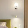 Lampade da parete Decorazione a LED Sconce semplice per camera da letto Comodino Soggiorno Decorazione interna di elettrodomestici Lampada nordica
