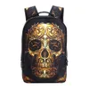 Backpack Fashion Skull Printing Designer Backpacks Students School Polyester Travel Bags 8 Color272z