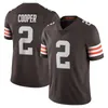 24 Chubb Nick 95 Myles Garrett Futebol Personalizado Jersey Deshaun Watson Elijah Moore Amari Cooper Denzel Ward David Njoku Joe Thomas Newsome Jerome Ford Mens Mulheres Juventude