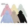 AMIS Paris Hoodie Macaron Peach Heart Embroidery 2023 Oar Off الخريف منتج جديد غير رسمي في الأكمام مقنعين سترة طويلة الأكمام للرجال والنساء