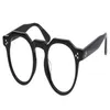 Мужская оптическая оправа Glassese, круглые оправы для очков, оправа для очков в стиле ретро, модные очки, женские очки для близорукости ручной работы с коробкой1984