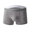 Underpants Underwear Mens Cotton Midrise Solid Color Seamless Boxers A Must For Tough Man