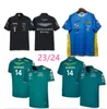 Kids Men T-shirts Aston Martin Jersey T-shirt AMF1 2023 OFFICIAL HÄR FERNANDO ALONSO T-shirt Formel 1 Racing Suit F1 Shirt Moto Motorcyc Tees 0228H23