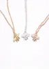 NEW Trendy Classic Bee Pendant Necklace Cute Cartoon Insects Necklace Gold Silver Rose Three Color Optional5004821