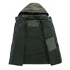 Herren-Daunenparkas, verdickte Parkas für Herren, warme Winterjacke, Kaschmir-Fleece-Mäntel, Militär-Outdoor-Baumwoll-gepolsterte männliche Windjacke mit Kapuze, Oberbekleidung 231212