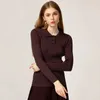 Women's Polos AS Women Knit Blouse Great Quality Knitted Tops Female Ribbed Polo Collar Sweaters