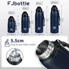 Thermos FEIJIAN Bottiglia d'acqua 1L Sottovuoto Sport Bevanda calda e fredda Boccetta in acciaio inossidabile 231213