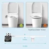 Toilet Seats Seat Bidet Attachment Ultrathin Cold Water Nonelectric Selfcleaning Nozzles Frontal Rear Wash Personal Hygiene 231212