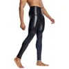 Männer Body Shaper Taille Trainer Bauch 3 Haken Kompression Leder Hosen Shaper Männer High Fashion Fitness Schlank Stretch