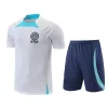 22 23 24New Inter Soccer Training Suit Jacket Tracksuits Chandal Futboll 22/23 Kort ärm Training Suit De Foot Men AAD Kids Kit
