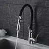 Kitchen Faucets Azeta With Rubber Design Chrome Mixer Faucet For Single Handle Pull Down Deck Mounted Sink Tap AT2288