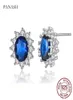 Panash New Design Lab Blue Zapphires Orecchini Sterling Sterling Sterling 925 Gioielli Regalo per donne Brincos4070319