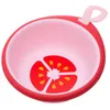 Badkarplatser Portable Baby Silicone Wash Basin Turism Barn Fruit Tryckt WABS TUBS TICKE Baby Bath Products For Kids 231212