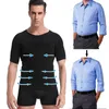 Homens Body Shapers Classix Homens Body Toning T-Shirt Slimming Body Shaper Postura Corretiva Controle de Barriga Compressão Homem Modelagem Cueca Corset 231212