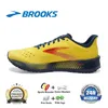 Brooks Cascadia 16 Mens 운동화 Hyperion Tempo 트리플 검은 흰색 회색 노란색 오렌지 메쉬 트레이너 야외 남자 캐주얼 스포츠 운동화 조깅 걷기