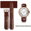 Pulseiras de relógio de couro genuíno pulseira para pulseira homens feminino pulseira convexa 14 8mm 18 11mm 20 12mm moda pulseira289l
