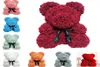 25 cm Rose Bear Simulation Flower Creative Gift Soap Rose Teddy Bear Birthday Gift Hug Bear T8G0182095586