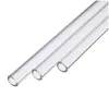 Beber canudos Clear Glass St 200x8mm Reutilizável Straight Bent Sts com escova Eco amigável para Smoothies Cocktails Drop Delivery Home Dhbf1