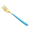 New 304 Stainless Steel Fork Korean Household Long Handle Salad Fork Steak Fruit Fork Creative Western Fork Tableware