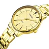 2020 Longbo Quartz Watch Lovers Watches Women Men Couple de montres analogiques Montres en cuir Montres décontractées Gold 1 PCS 8022619