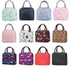 Sacos de almoço Oxford Lancheira com isolamento térmico Tote Cooler Bag Bento Bolsa LunchContainer School Food StorageBags Flamingo Unicorn W3879603