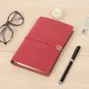 Travel Journal Notebook Vintage Retro El Yapımı Deri Kapalı Doldurulabilir Not Kitabı Notlar Almak İçin