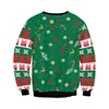 Erkek Sweaters Erkek Kadın Çirkin Noel Kazak Komik Kusursuz Külot Ren Geyiği Doruk Yapışkan Noel Jumper'lar Üstler Çift Tatil Partisi Noel Sweatshirt 231213