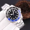 Fashion Ceramic Mens High End Watch Luksusowe automatyczne automatyczne maszyny 40 mm stal nierdzewna Zkładanie Kamienna Kamienna Szklana Kalendarz pierścienia ogniskowego Montre de Luxe zegarek