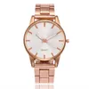 Montre à bracelet en acier inoxydable pour femme Montre à quartz de luxe pour femme