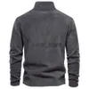 Felpe con cappuccio da uomo Felpe AIOPESON marchio di qualità addensato giacca in pile caldo per uomo cerniera collo pullover felpa da uomo soft shell giacca da uomo J231213