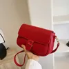 Design léger de luxe Litchi motif couleur unie petit sac carré 2024 nouveaux sacs à bandoulière populaires simple épaule Oblique Straddle femmes