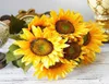 Bröllop 13 huvuden Fake Party Autumn Artificial Flowers Bouquet European Style With Leaves Home Decor Cloth Garden5506751