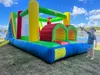 Uppblåsbara studsare Playhouse Swings Yard Bounce House 652824M Castle Hinder för barnspel Toys Slide Bouncer Jumping Trampoline 231212
